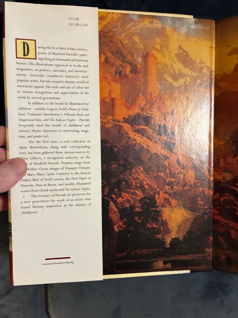 Maxfield Parrish: A Treasury of Art and Children's Literature 1995 First Edition image 2