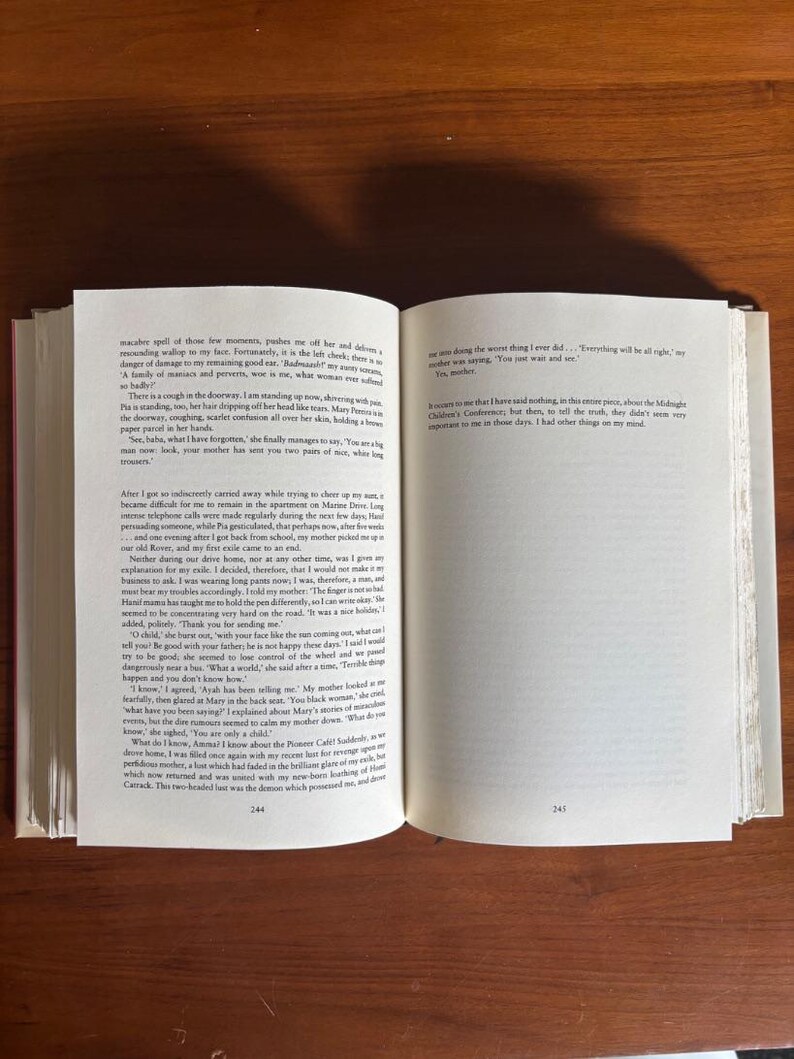 Mitternachtskinder von Salman Rushdie, 1. US-Ausgabe, 1. Druck – Mylar-Hülle mit Sammelkarten Bild 10