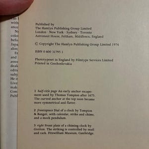 Relojes antiguos y coleccionismo de relojes por Eric Bruton, 1974. Primera edición, primera impresión. Muy buen estado. imagen 5