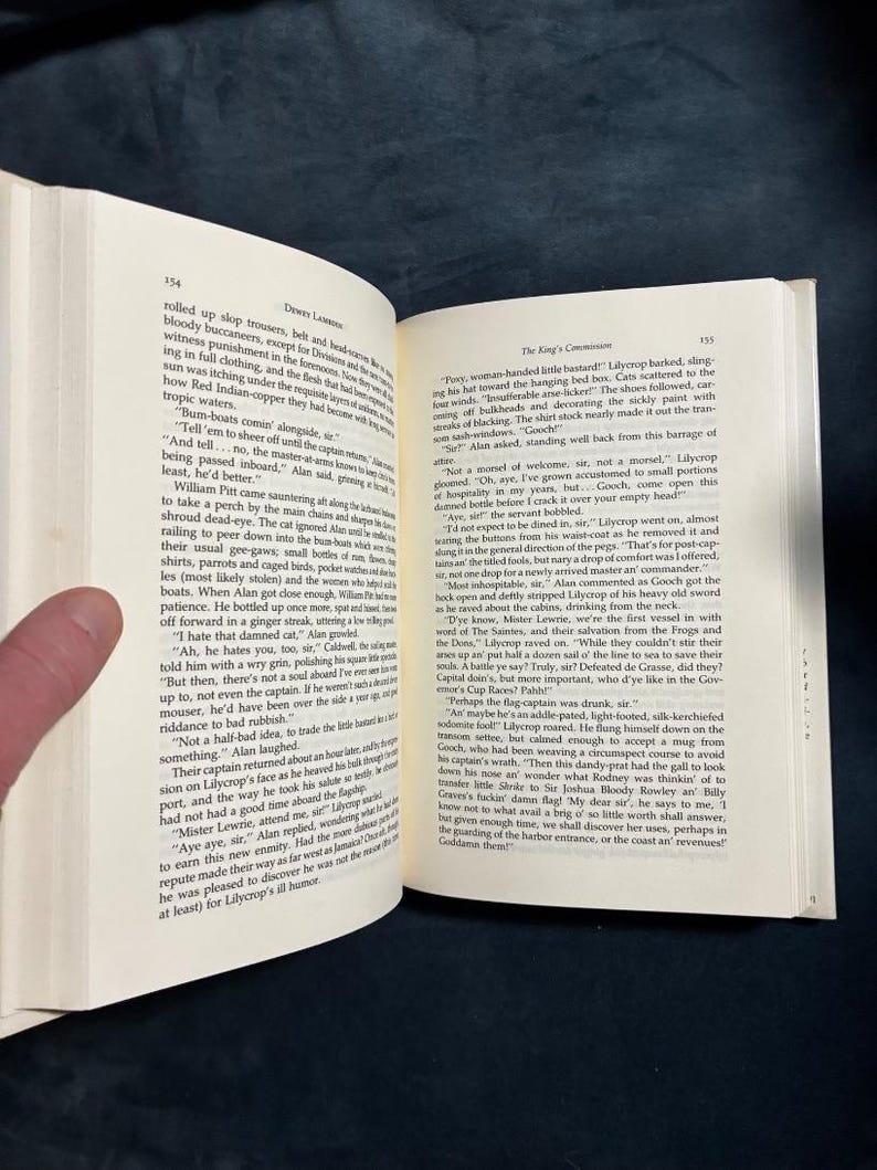 The King's Commission by Dewey Lambdin 1991 First Edition First Printing Near Fine/Near Fine image 4