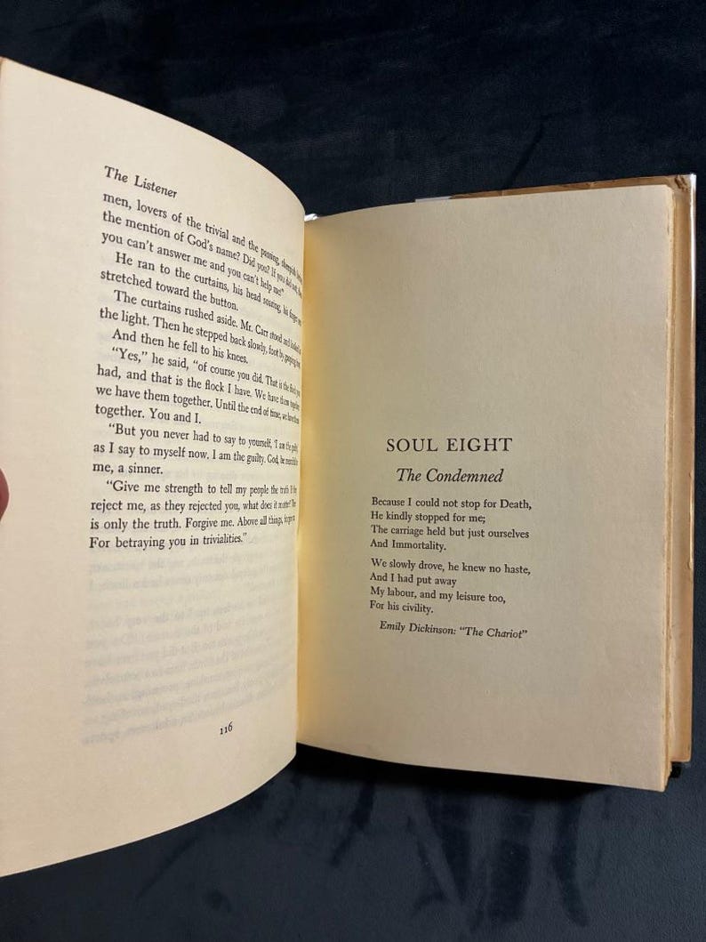The Listener by Taylor Caldwell: 1960 First Edition Hardcover (Very Good/Good) image 7