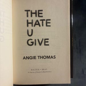 The Hate U Give (Collector's Edition) by Angie Thomas Collector's Edition Edition Third Printing Near Fine/Very Good Hardcover image 5