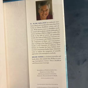 Embracing Mind: Science and Spirituality Hardcover by Wallace and Hodel (First Edition) image 7