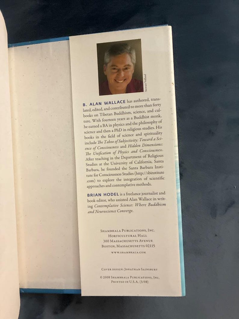 Embracing Mind: Science and Spirituality Hardcover by Wallace and Hodel (First Edition) image 7