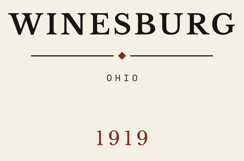 Winesburg Ohio 1919 Literary Pennant – Sherwood Anderson Classic Literature Decor image 7