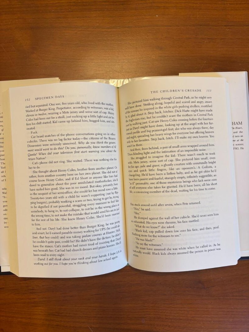 Signierte Erstausgabe (gebunden): Specimen Days von Michael Cunningham (Sehr gut/Nahezu neuwertig) Bild 11