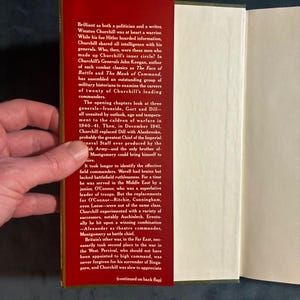 Churchill's Generals by John Keegan 1991 First Edition First Printing Fine/Near Fine Hardcover image 2