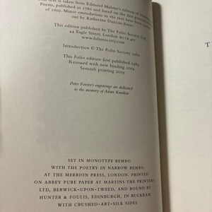 Shakespeare's Sonnets & A Lover's Complaint by Folio Society image 3