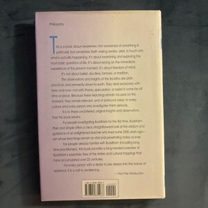 Le bouddhisme simple et clair par Steve Hagen, première édition, troisième tirage, état quasi neuf image 4