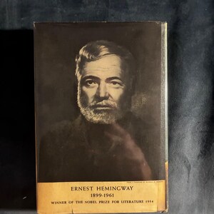 Stary człowiek i morze Ernesta Hemingwaya 1952 Pierwsze wydanie Prawie w dobrym stanie/bardzo dobrym Oprawa twarda zdjęcie 5