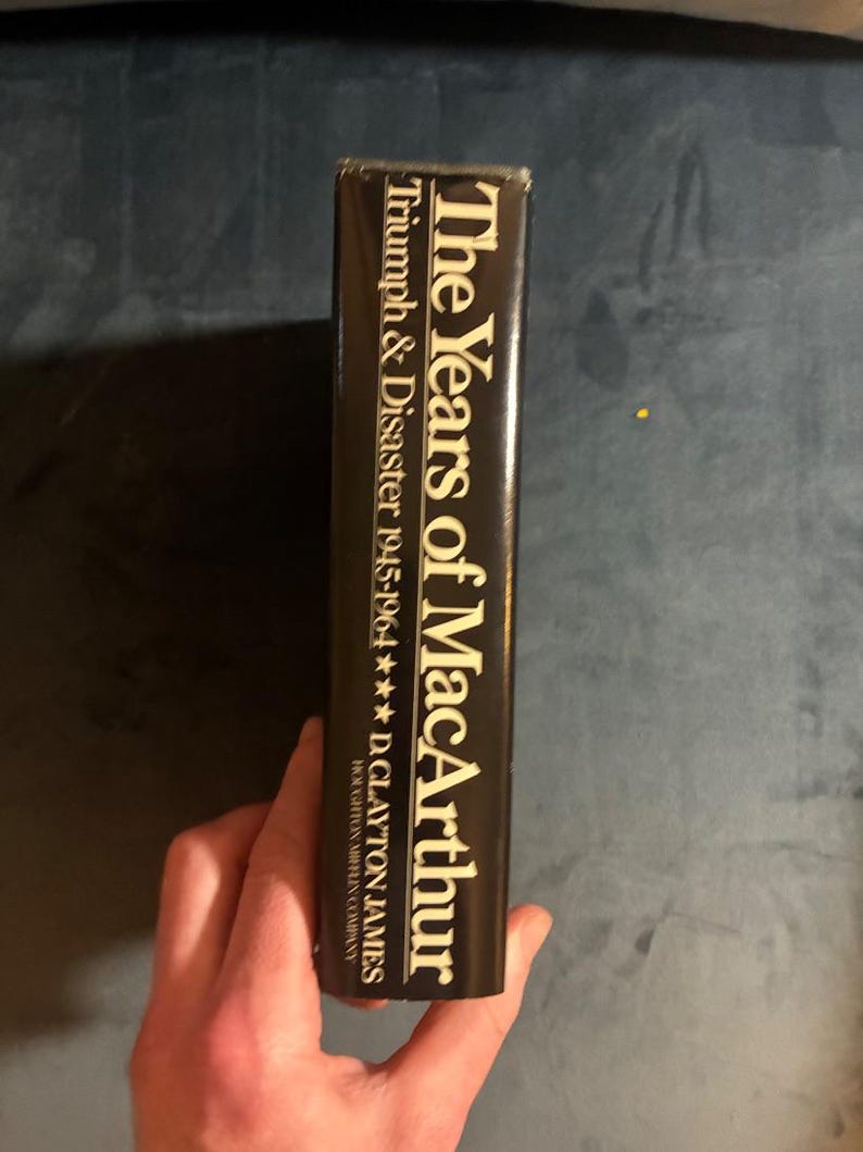 The Years of MacArthur, Volume III: Triumph and Disaster 1945-1964 by D. Clayton James First Edition First Printing Near Fine/Near Fine image 7