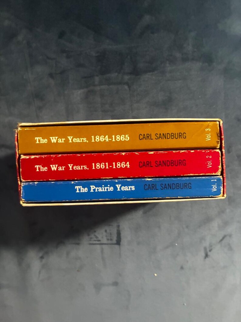 Abraham Lincoln: The Prairie Years and The War Years by Carl Sandburg 1960 Dell Publishing image 9