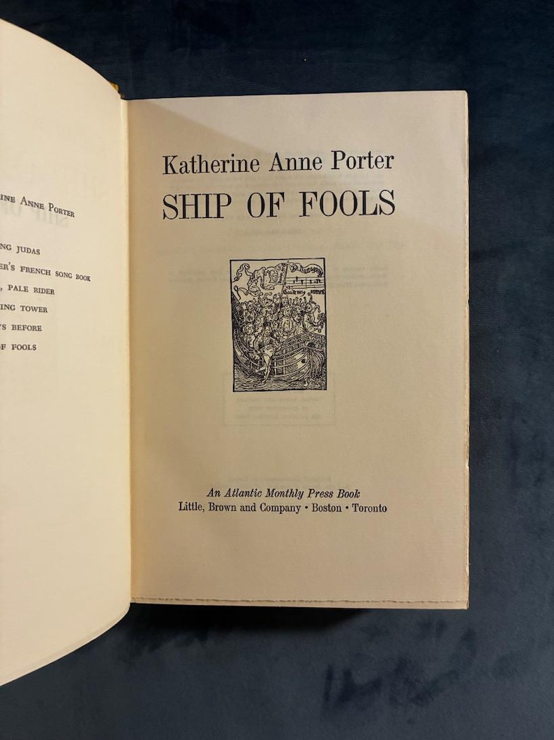 Ship of Fools by Katherine Anne Porter First Edition First Printing Very Good/Good image 3