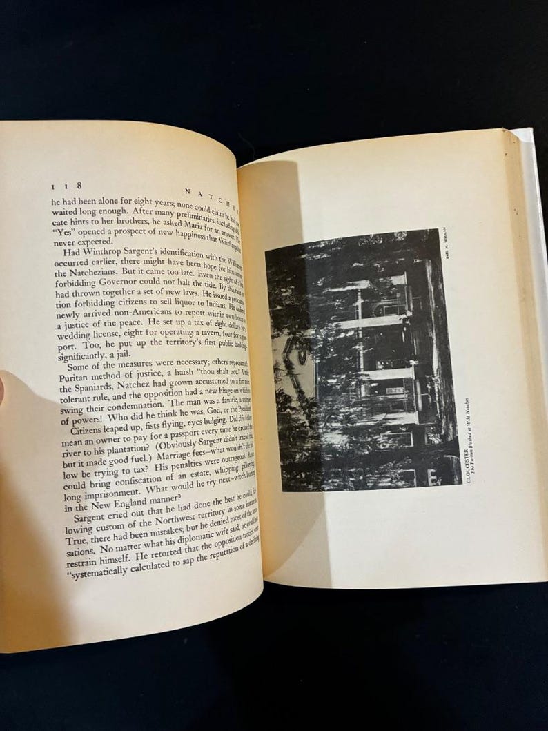 Natchez on the Mississippi by Harnett T. Kane 1947 Bonanza Books Edition Later Printing Very Good/Very Good Hardcover image 5