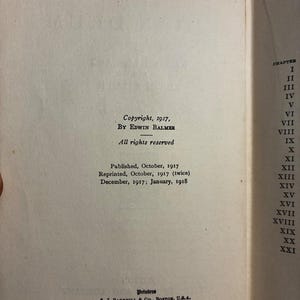 The Indian Drum by MacHarg and Balmer: First Edition 1918 Hardcover image 3