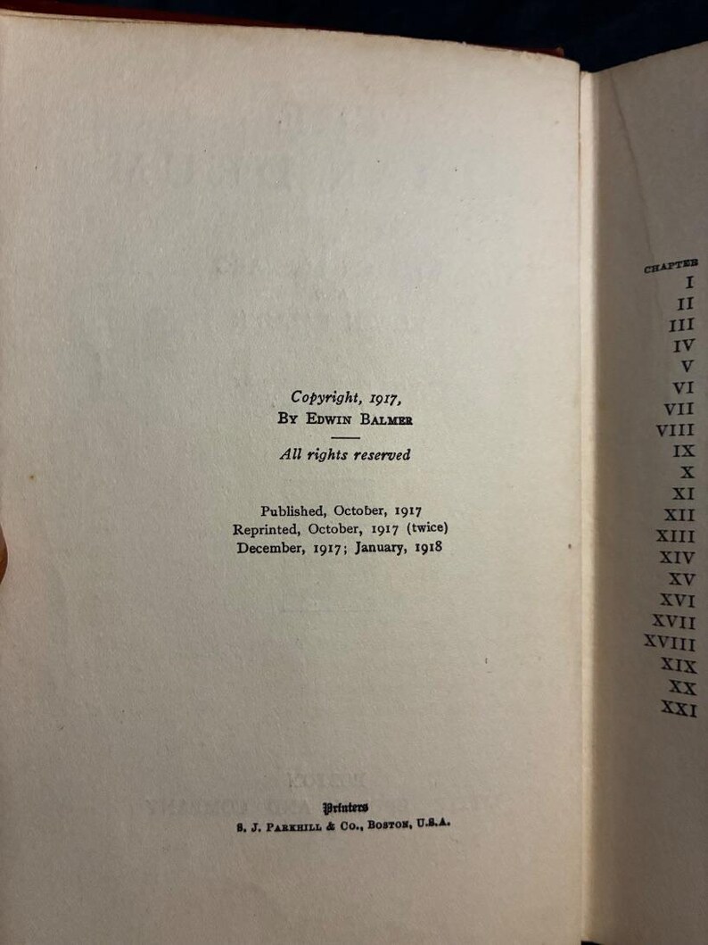 The Indian Drum by MacHarg and Balmer: First Edition 1918 Hardcover image 3