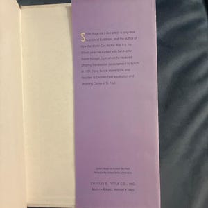 Le bouddhisme simple et clair par Steve Hagen, première édition, troisième tirage, état quasi neuf image 5