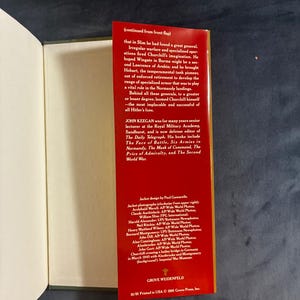 Churchill's Generals by John Keegan 1991 First Edition First Printing Fine/Near Fine Hardcover image 4