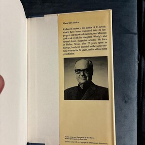 L'Empereur d'Amérique par Richard Condon, 1990, première édition, état quasi neuf, relié image 4