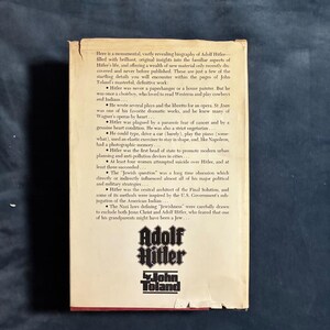 Adolf Hitler av John Toland 1976 Första upplagan Senare tryckning Mycket bra/Bra bild 6