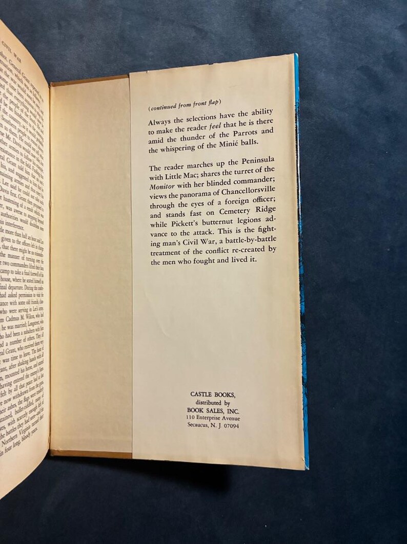 Combat: The Civil War by Edited by Don Congdon; Introduction by Bruce Catton 1967 Castle Books Edition Near Fine/Very Good image 6
