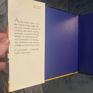 Night Songs by Anne Miranda 1993 First Edition First Printing Near Fine/Near Fine Hardcover image 2