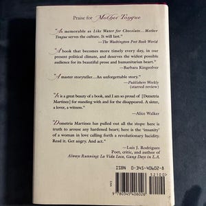 Muttersprache von Demetria Martínez, 1996, Erstausgabe, sehr gut erhalten. Bild 4