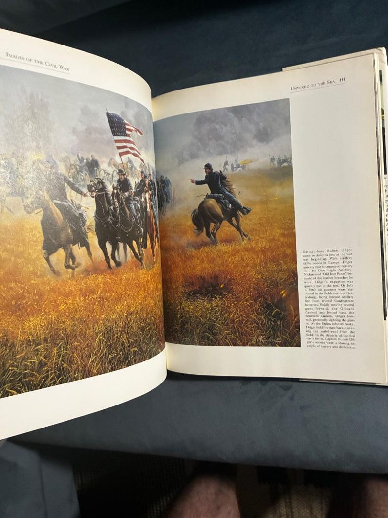 Bilder aus dem Amerikanischen Bürgerkrieg, Mort Künstler und James M. McPherson, 1992, Erste Auflage, Erstdruck, Sehr guter bis neuwertiger Zustand, Hardcover Bild 9