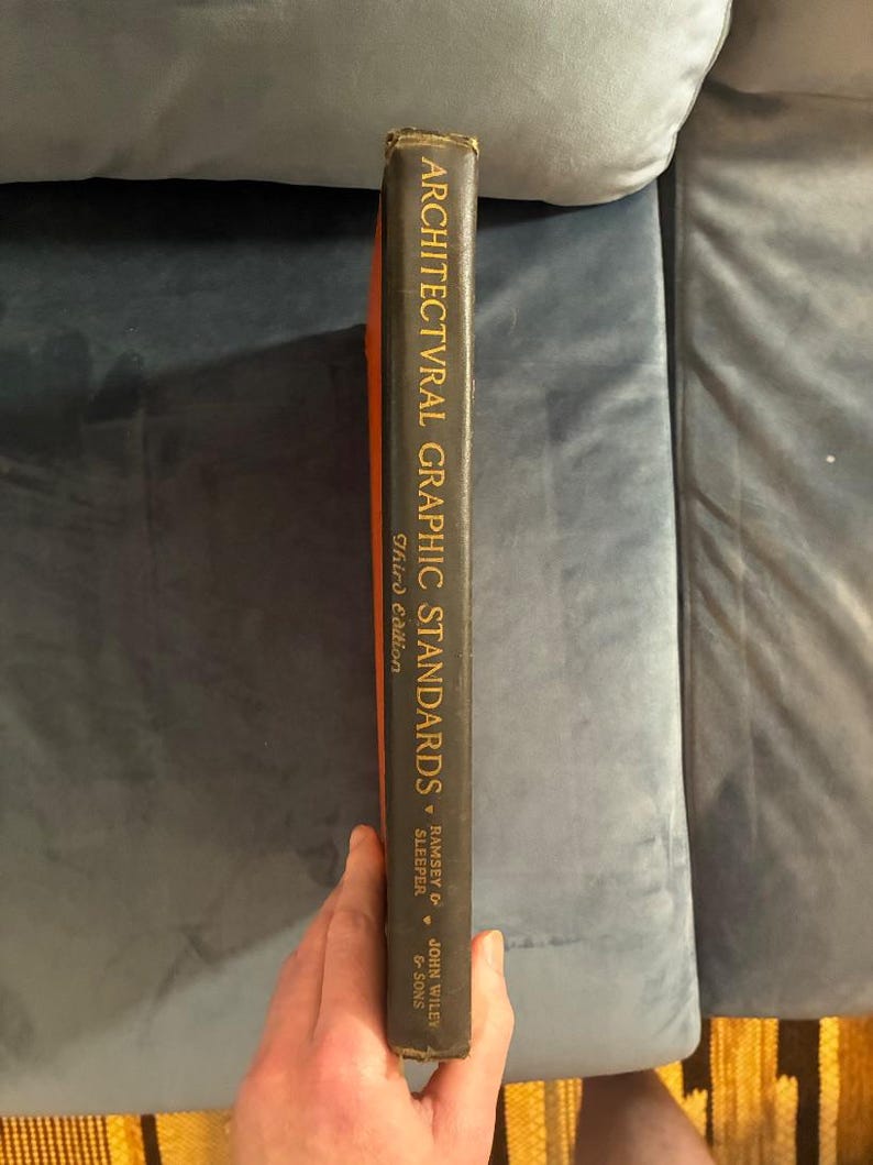 Architectural Graphic Standards by Ramsey & Sleeper 3rd Edition Very Good image 4