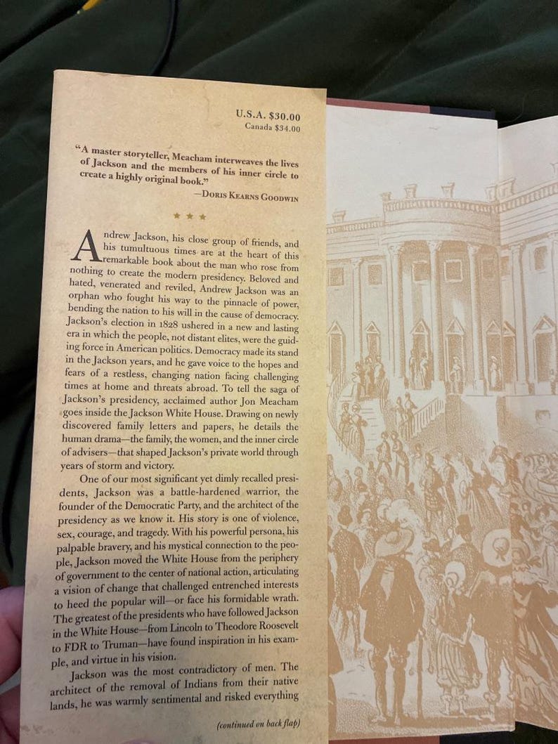 American Lion: Andrew Jackson in the White House by Jon Meacham (First Edition) image 3