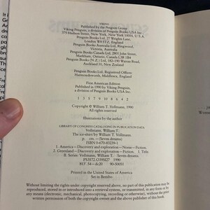 The Ice-Shirt by William T. Vollmann 1990 First Edition First Printing Fine/Near Fine image 3