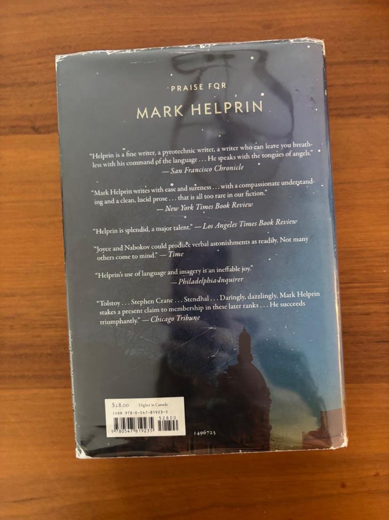Mark Helprin W słońcu i cieniu, wydanie pierwsze, twarda oprawa (bardzo dobry) zdjęcie 8