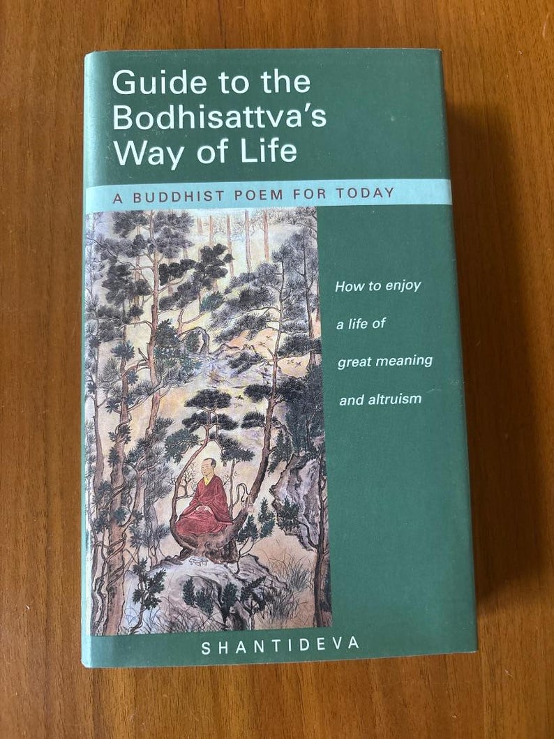 Guía del Camino del Bodhisattva por Shantideva Primera Edición Tapa dura en excelente estado imagen 1