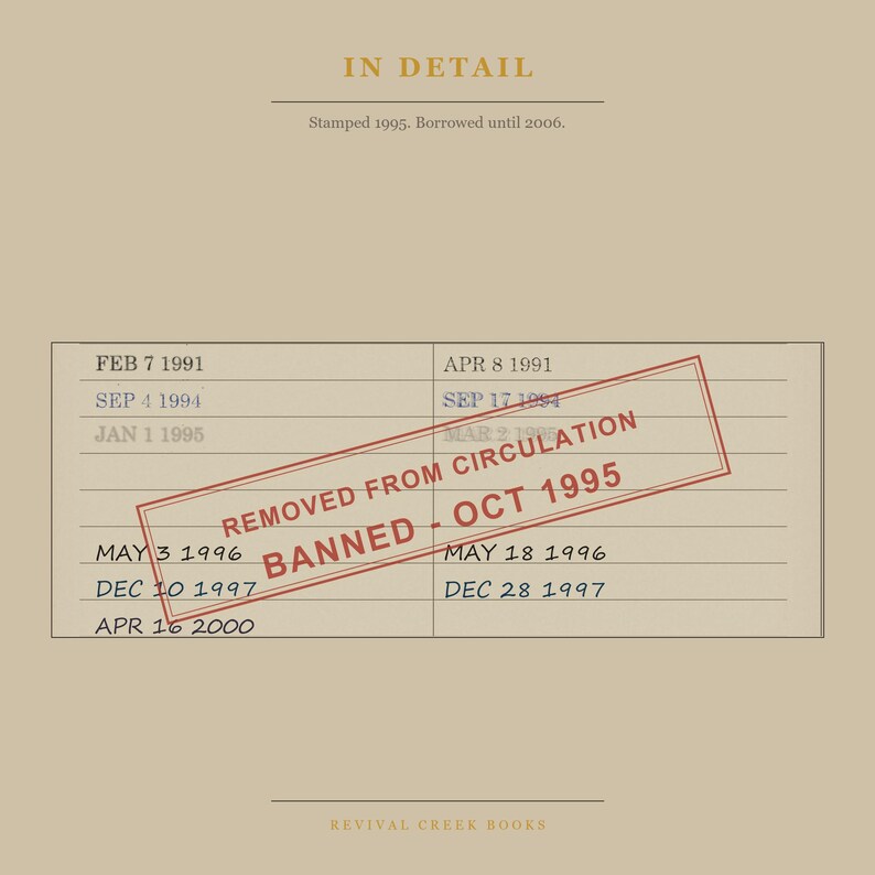 Beloved Banned Book Digital Poster | Toni Morrison Library Card Print | Pulitzer Prize Novel Art image 7
