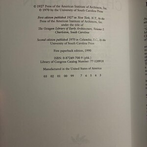 アルバート・サイモンズとサミュエル・ラファム・ジュニアによる『チャールストンの初期建築』 画像 6