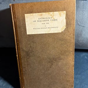 Bloemlezing van tijdschriftgedichten 1916: Braithwaite Poetry Yearbook, tweede editie, hardcover afbeelding 1
