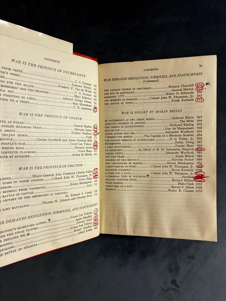 Men at War: The Best War Stories of All Time by Ernest Hemingway (editor) 1942 Edition Very Good/Good image 7