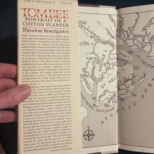 Tombee: Portrait of a Cotton Planter by Theodore Rosengarten 1986 First Edition First Printing Near Fine/Very Good Hardcover image 2