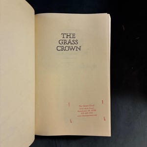 The Grass Crown by Colleen McCullough 1991 First Edition First Printing Near Fine/Very Good image 3
