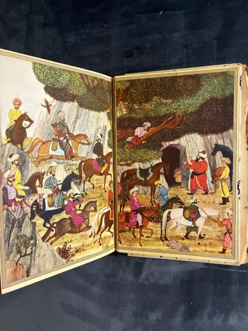 Die Geschichten aus Tausendundeiner Nacht, illustriert von Earle Goodenow, Grosset & Dunlap-Ausgabe von 1946, Zustand: Gut/Gut Bild 7