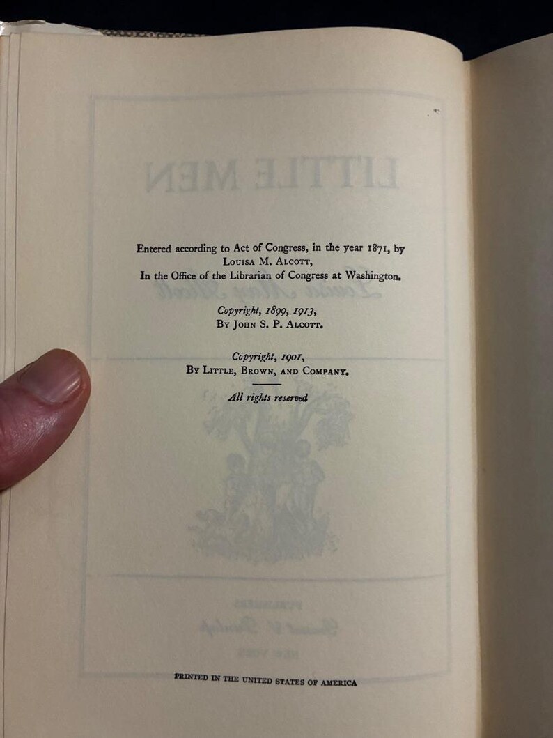 Little Men by Louisa May Alcott Grosset & Dunlap Edition Very Good/Good Hardcover image 5
