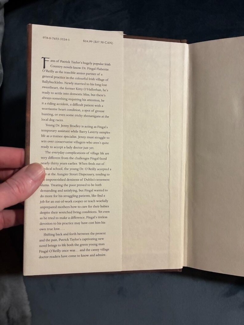 Fingal O'Reilly, médecin irlandais par Patrick Taylor, 2013, première édition, premier tirage, état proche du neuf/très bon+, couverture rigide image 4