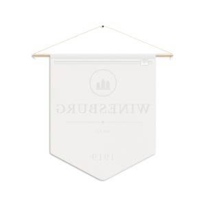 Winesburg Ohio 1919 Literary Pennant – Sherwood Anderson Classic Literature Decor image 5