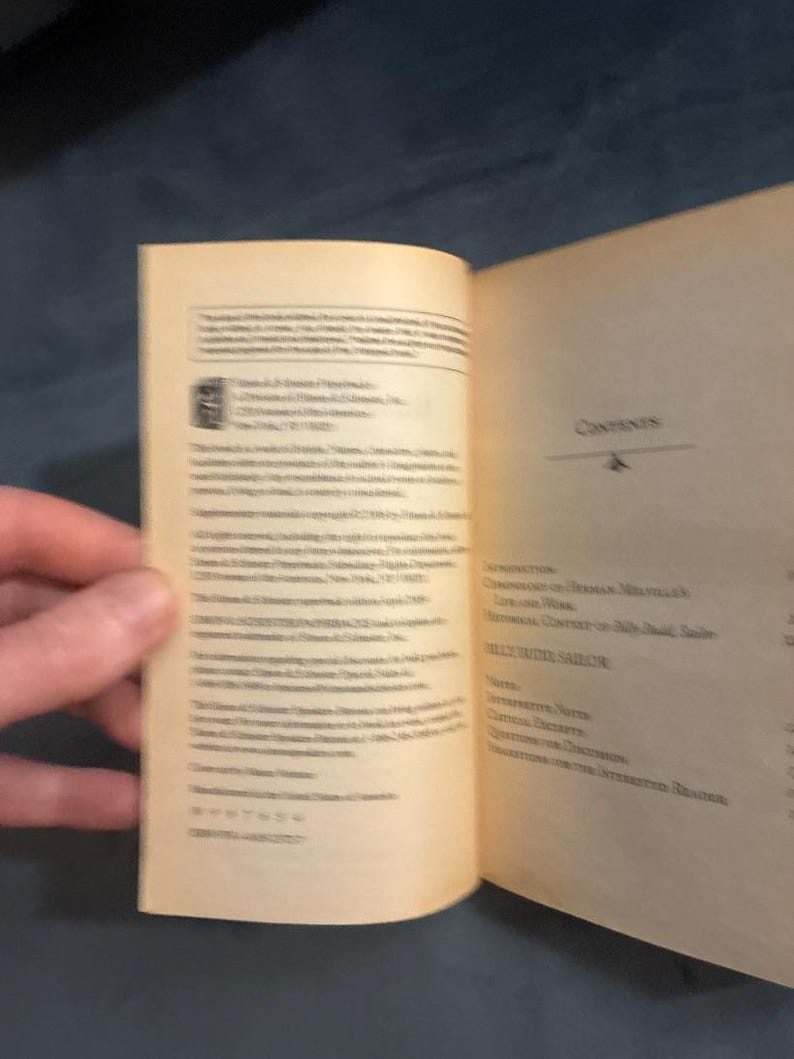 Billy Budd, Sailor by Herman Melville Simon & Schuster Enriched Classic Series image 2