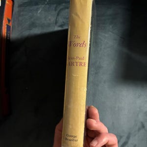 The Words by Jean-Paul Sartre First Edition First Printing Very Good/Good Hardcover image 8