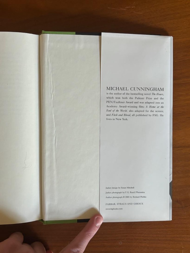 Signierte Erstausgabe (gebunden): Specimen Days von Michael Cunningham (Sehr gut/Nahezu neuwertig) Bild 9