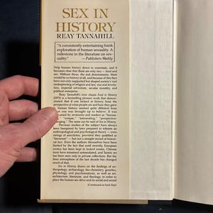 Sex in History by Reay Tannahill 1980 First Edition First Printing Near Fine/Very Good image 2