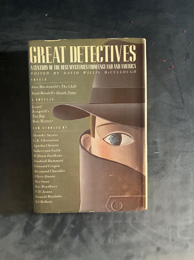 Great Detectives: A Century of the Best Mysteries from England and America by David Willis McCullough (editor) 1984 First Edition First image 1