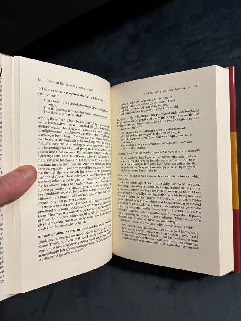 Lamrim Chenmo Volume One, Tsong-kha-pa, Tibetan Buddhist Text (First Edition) image 4