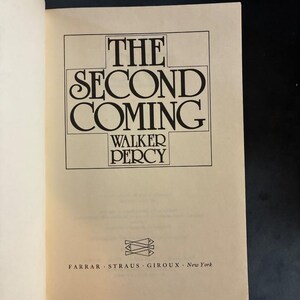 A Segunda Vinda, de Walker Percy, 1980, Primeira Edição, Primeira Impressão, Ótimo/Muito Bom imagem 6